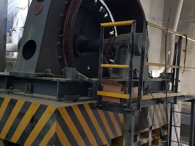 Motor sincrónico General Electric en Cimenterie Nationale, Haití