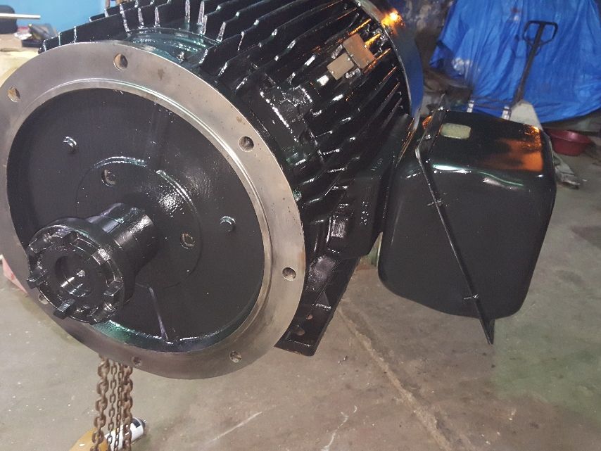 Motor Marelli Motori reparado y pintado para DPP
