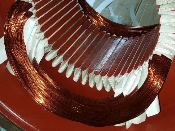 Bobinas de cobre de rotor